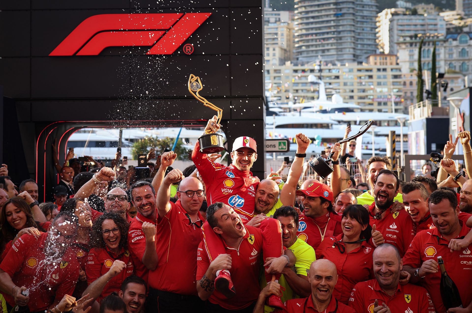 Charles Leclerc after the 2024 Monaco Grand Prix - Source: Getty